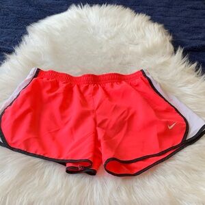 Nike Kids Bright Pink Shorts with Black Trim